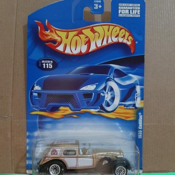 Hotwheels 1935 cadillac gold