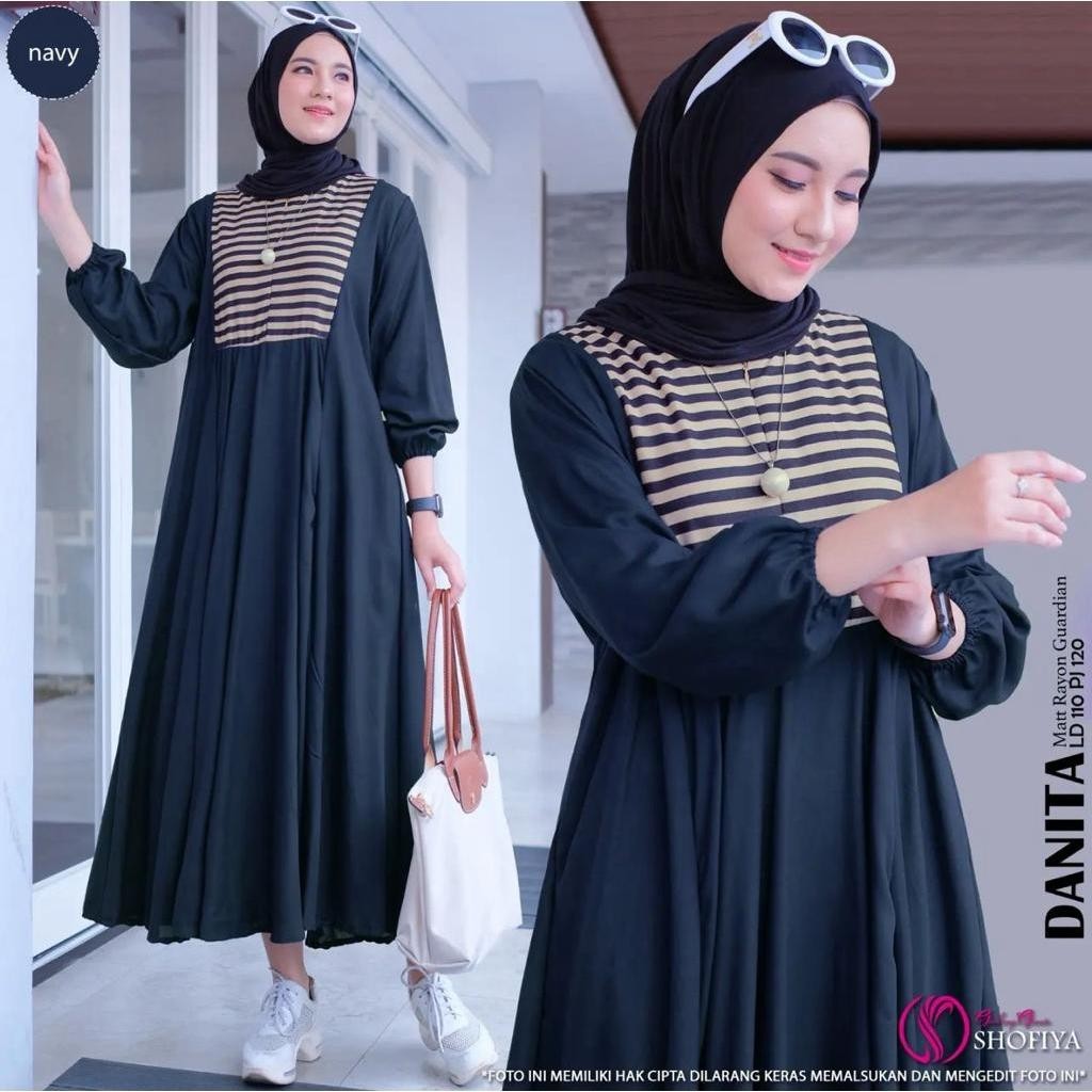 Dress Lebaran Terbaru 2024 Wanita Dres Kondangan Brokat Longdress Gamis Shimmer Perempuan Games Jumb