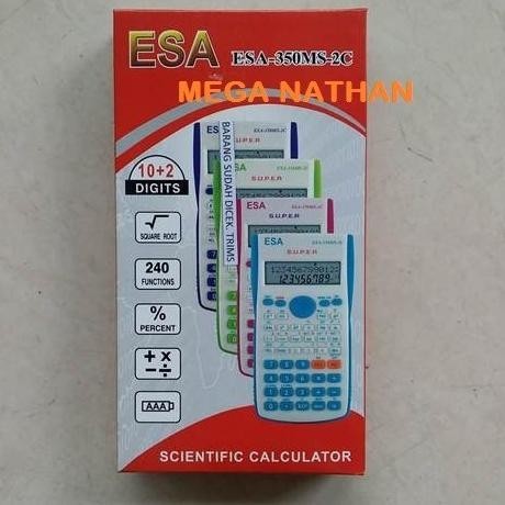 

Trendy Kalkulator Scientific - ESA 350 HITAM, Random ~
