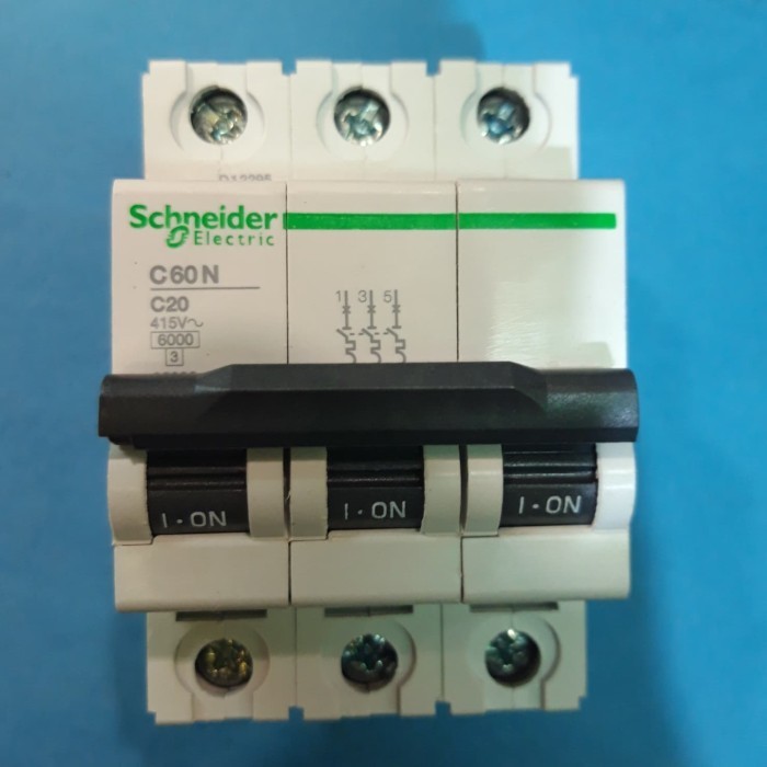 Mcb Schneider c60n 20A 3p Schneider