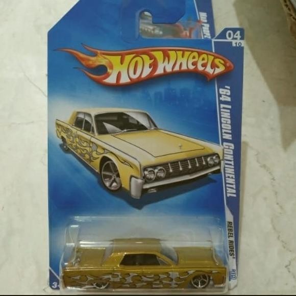 Hotwheels 64 lincoln continental gold
