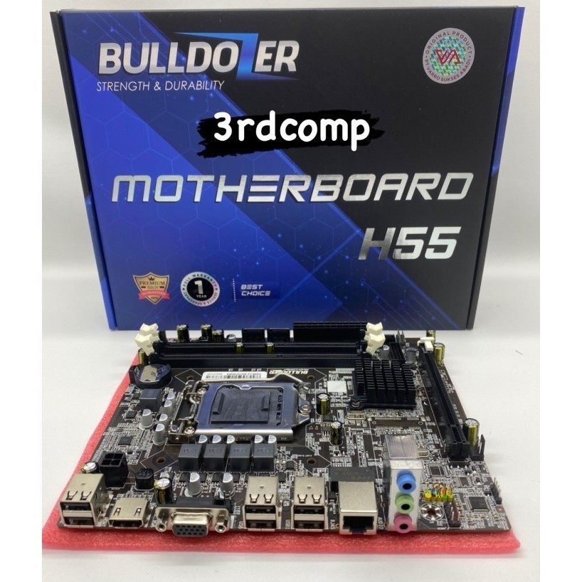 New Motherboard Buldozer H55 Lga 1156
