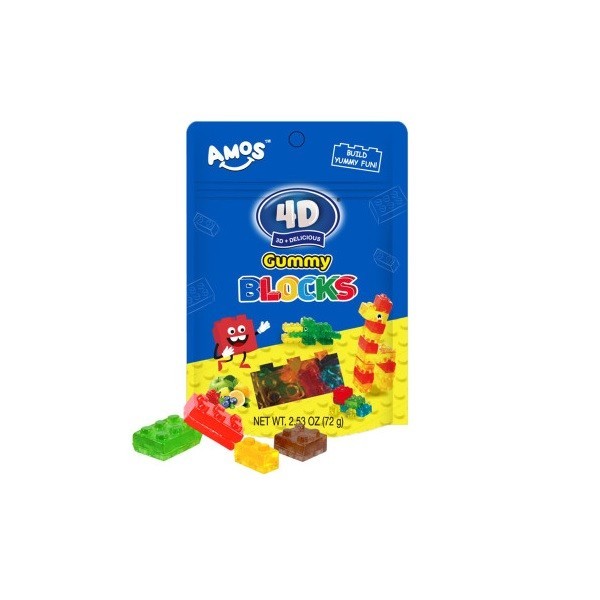 

AMOS 4D GUMMY BLOCKS 72G