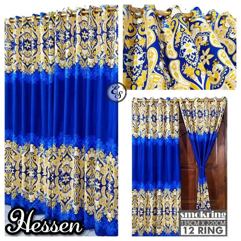 Gorden pintu dan jendela  minimalis HESSEN Kain