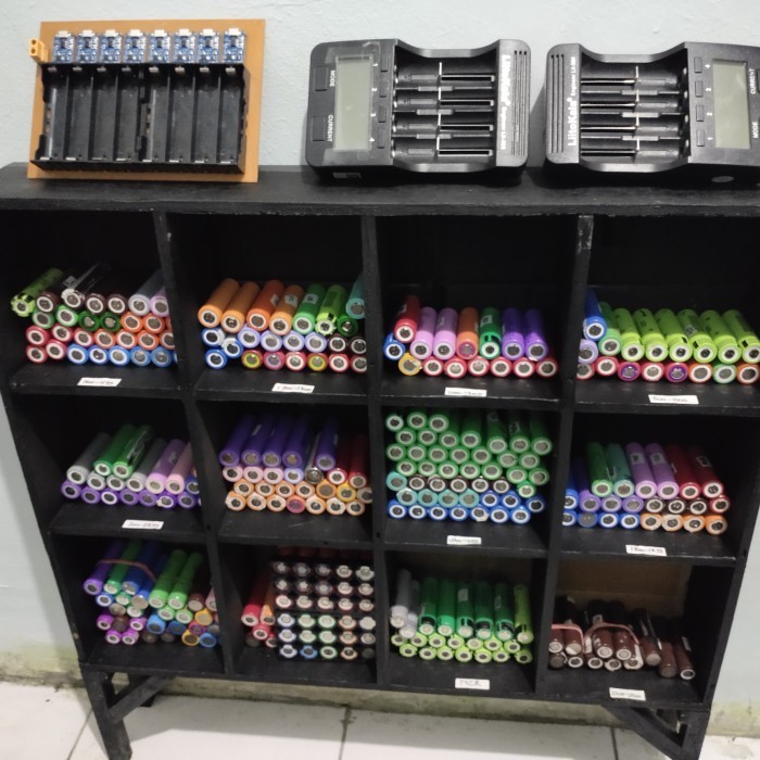 New batterai baterai batre 18650 copotan bekas laptop kapasitas real