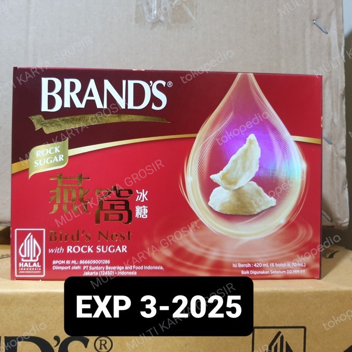 

Brands Minuman Sarang Burung Walet Brand Saraang Burung Walet 6 X 70Gr