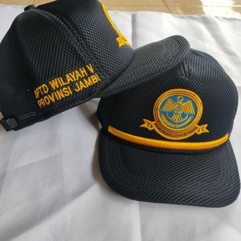 Topi Logo Kemenhub / Topi Logo / Topi Kemenhub / Topi / Topi Perhubungan Golongan 2 / Topi Perhubung