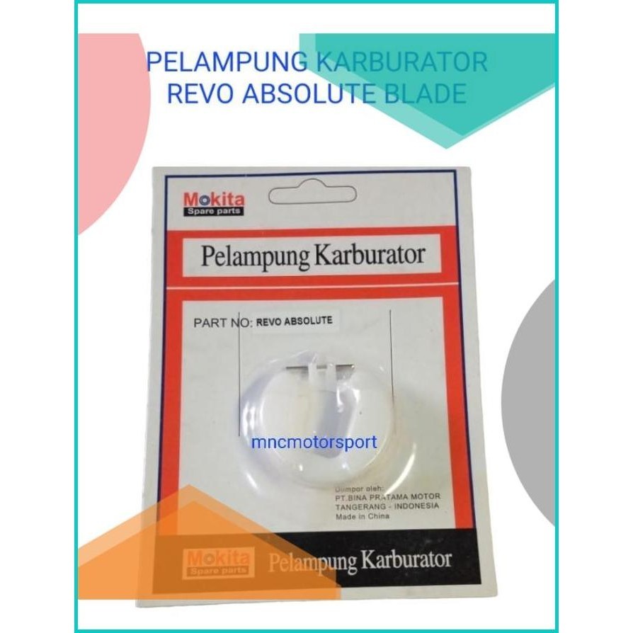 PELAMPUNG KARBURATOR REVO ABSOLUTE BLADE 16novz3 suku cadang