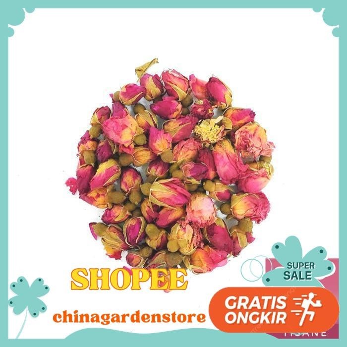 

TEH BUNGA MAWAR / ROSE TEA WHOLESALE / BULK 250 GRAM BEST PRODUK