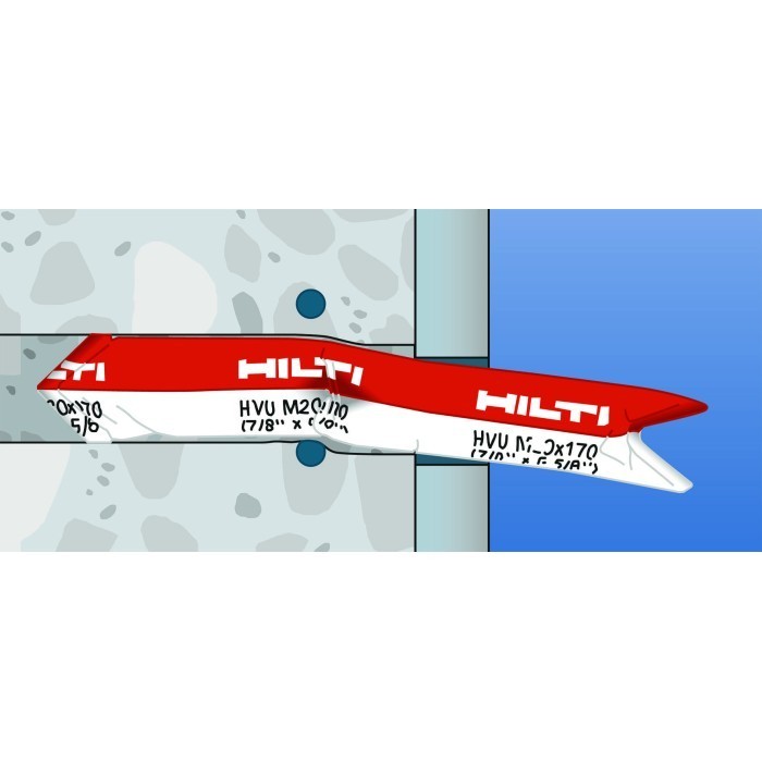 Hilti Hvu M 12 Capsule Adhesive Anchors New