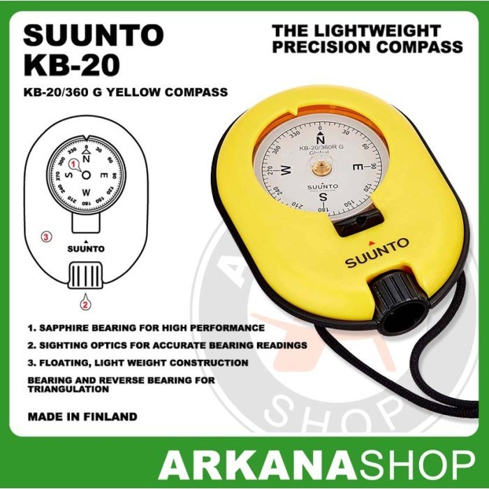 KOMPAS COMPASS SUUNTO KB20 KB 20 ORIGINAL -18f