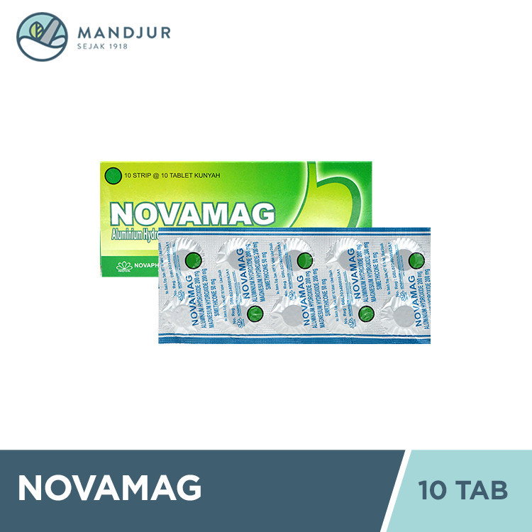 Novamag 10 Tablet - Obat Sakit Maag dan Asam Lambung
