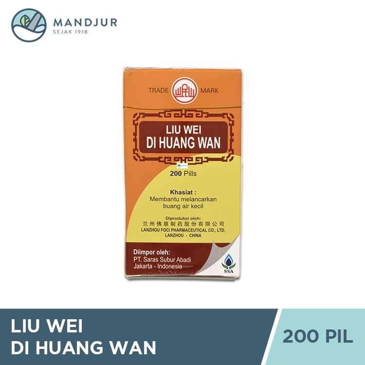 Liu Wei Di Huang Wan - Obat Memperkuat Fungsi Ginjal