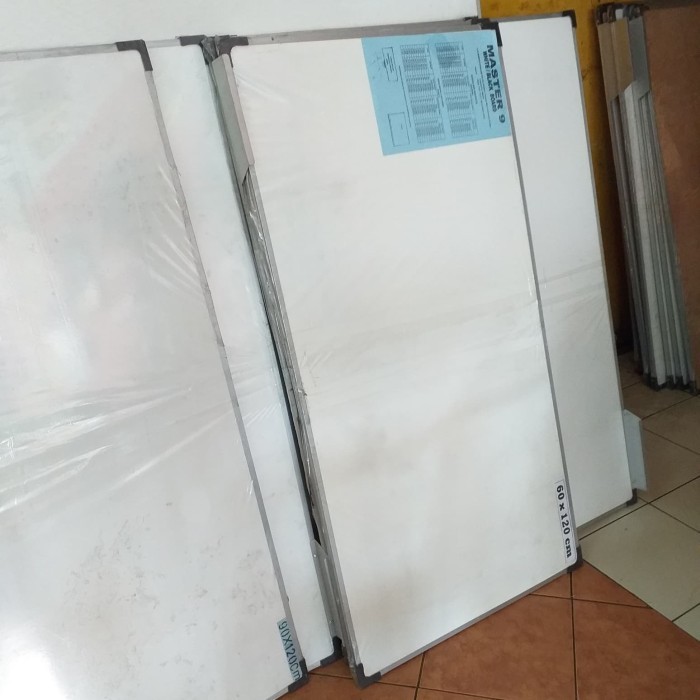 

Ready Papan tulis 60x120 cm/White Board 60x120cm gantung non magnetik