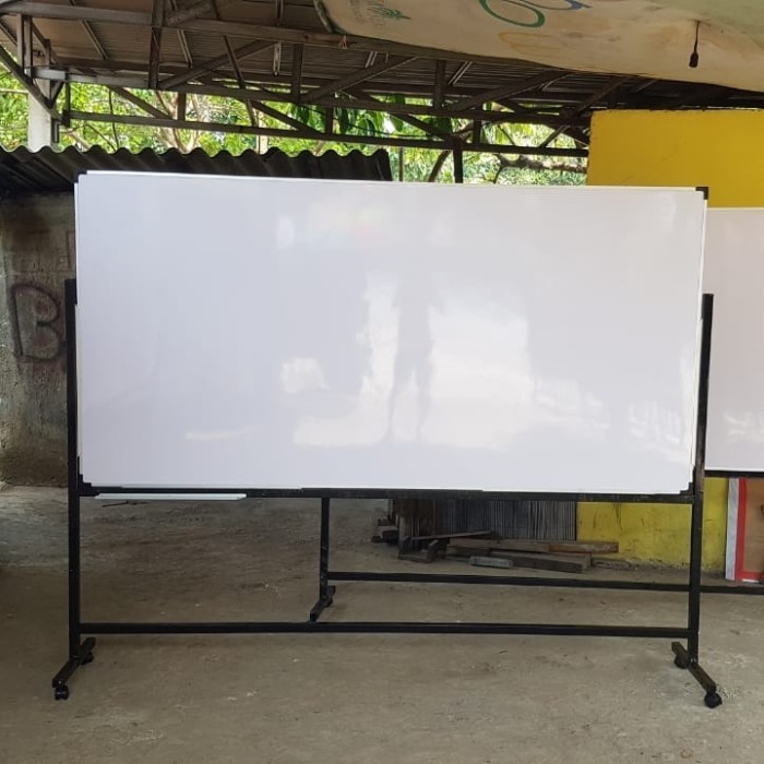 

Ready Papan tulis standing/White board 120x240cm+standing