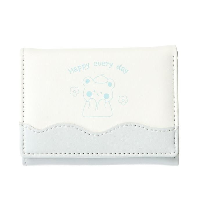 Miniso Dompet Pendek Lipat Tiga Wanita Lucu Cute Bear Series