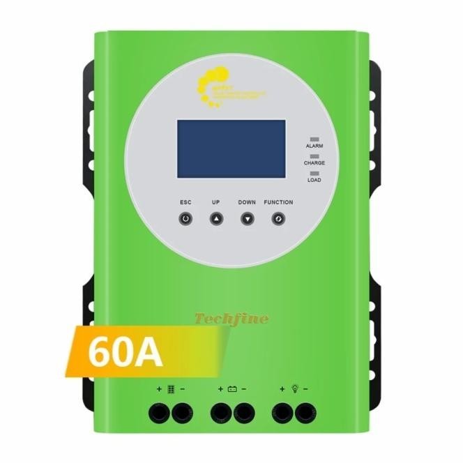 Mppt Techfine 60A Solar Charge Controller Scc Pv Solar Panel Surya