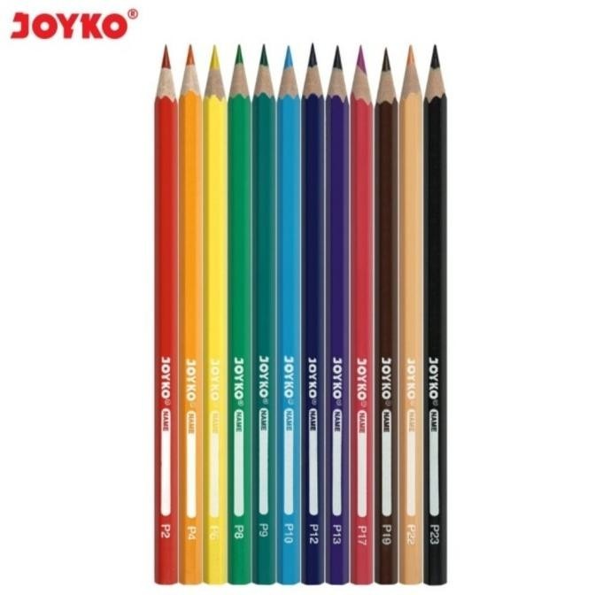 

Pensil Warna Panjang Joyko / Color Pencil 12 Warna CP 103