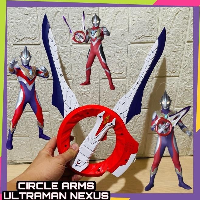 Mainan Senjata Ultraman Trigger Circle Arms Anotteme