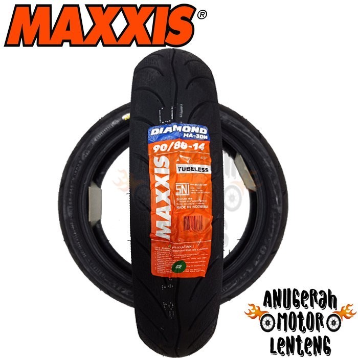 Ban Tubeless Belakang/Depan Beat Vario 125 150 Maxxis Diamond 90/80-14
