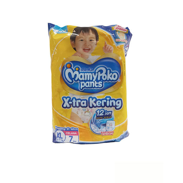 Promo Harga Mamy Poko Pants Xtra Kering XL7 7 pcs - Shopee