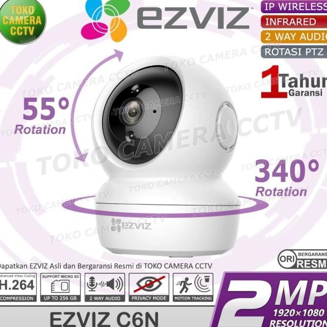 Cctv Wifi Kamera Ip Camera Ezviz C6N 1080P 2Mp