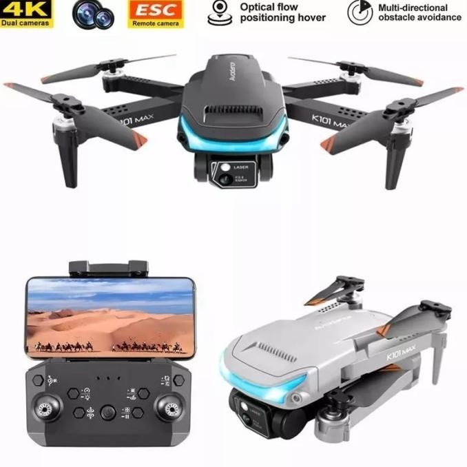 Drone K101 Max Z888 Xt9 Dual Camera 4K Altitude Hold Optical Flow