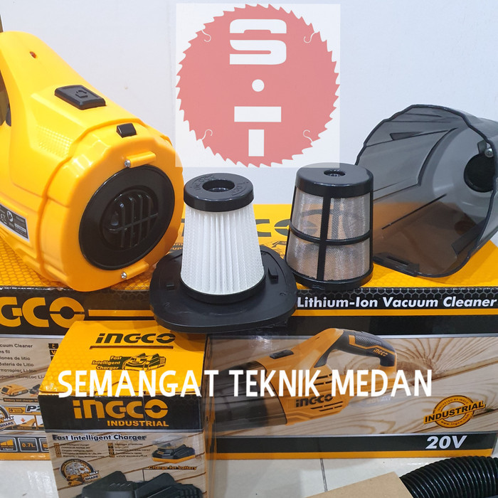 READY CVLI2001 VACUUM VACUM CLEANER CORDLESS SEDOT HISAP DEBU 20V 2AH INGCO