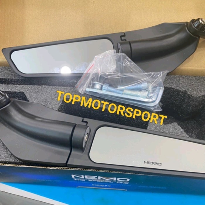 Kaca Spion Winglet Sirip Aerox/ Xsr/Cb/Xabre/Klx/Crf/Wr155 Dll Nemo New