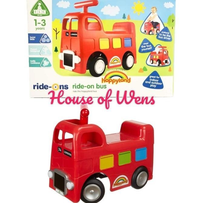 ELC HAPPYLAND RIDE ON BUS ORIGINAL - MAINAN EDUKASI ANAK