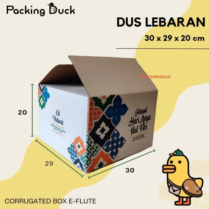 KARDUS PARCEL HAMPERS LEBARAN IDUL FITRI 30x29x20 / DUS SEMBAKO
