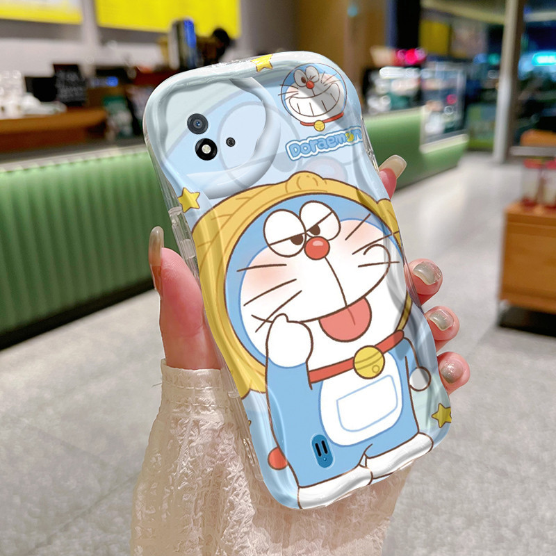 Casing Hp Realme C20 Realme C20A Realme C11 2021 Realme Narzo 50i Case sarung HP pola Doraemon menye