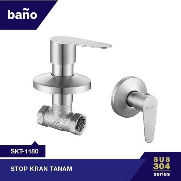 Stop kran tanam stainles 304/kran tanam shower air dingin