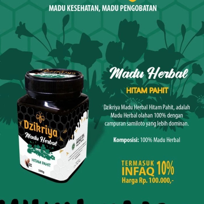 

Dzikriya Madu Herbal Hitam Pahit Dijamin Asli!!