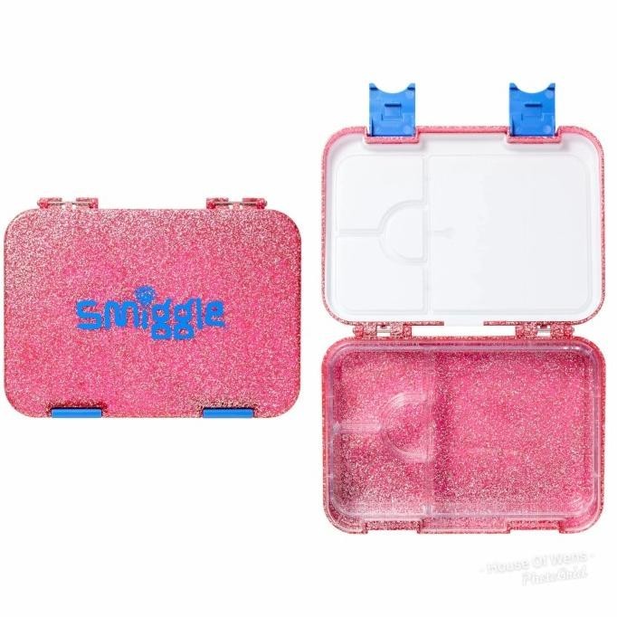 SMIGGLE SPARKLE HAPPY BENTO BOX - KOTAK MAKAN SMIGGLE ORIGINAL