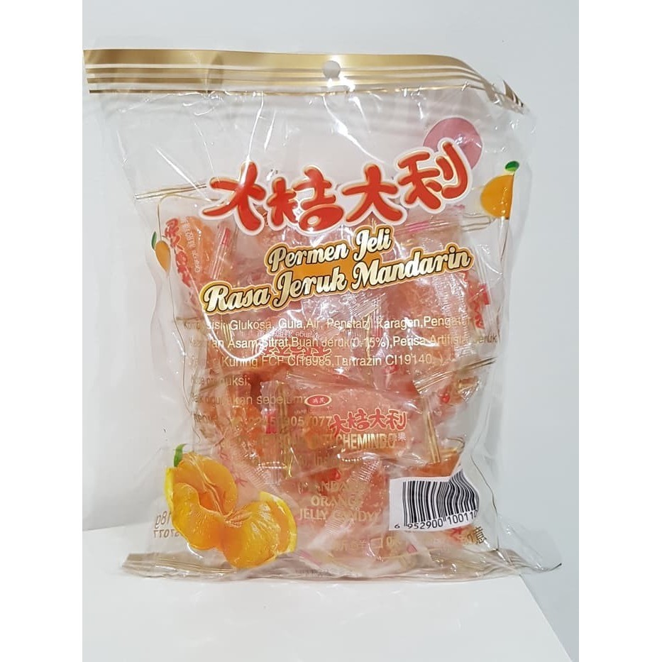 

Permen Jeli Rasa Jeruk (Mandarin Orange Jelly Candy) Snack