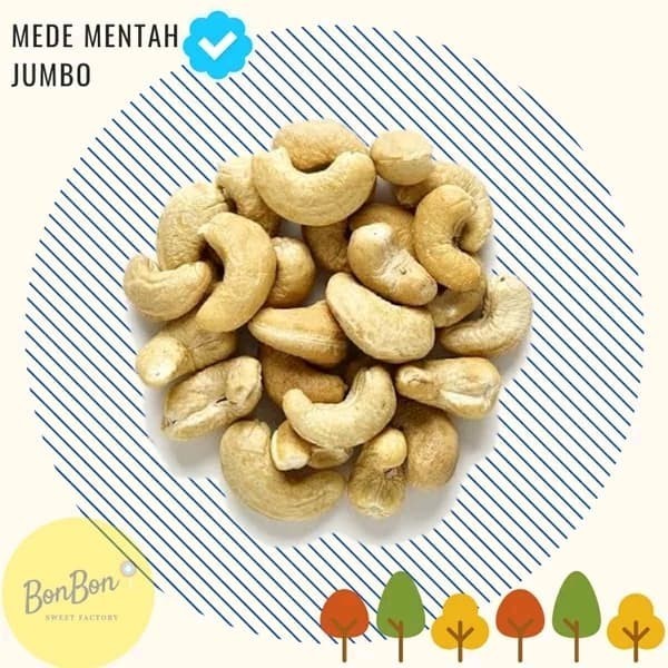 

1KG KACANG MEDE MENTAH JUMBO / KACANG METE MENTE BELUM MATANG SUPER