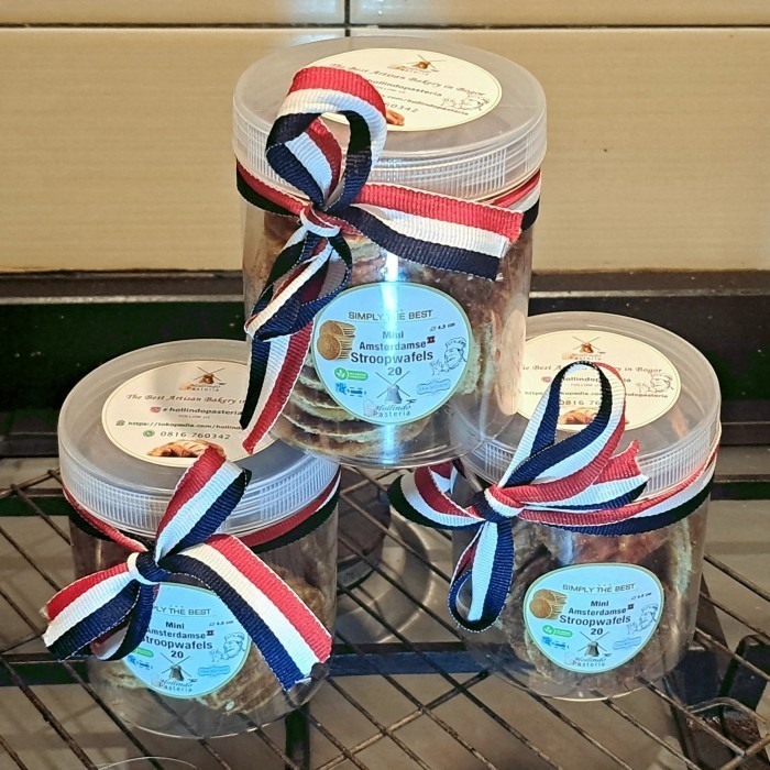 

Dutch Amsterdamse Caramel Mini-Stroopwafels