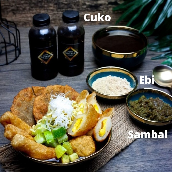 

Mpek empek Pempek Satria Palembang Paket Komplit isi 7 pak beku frozen