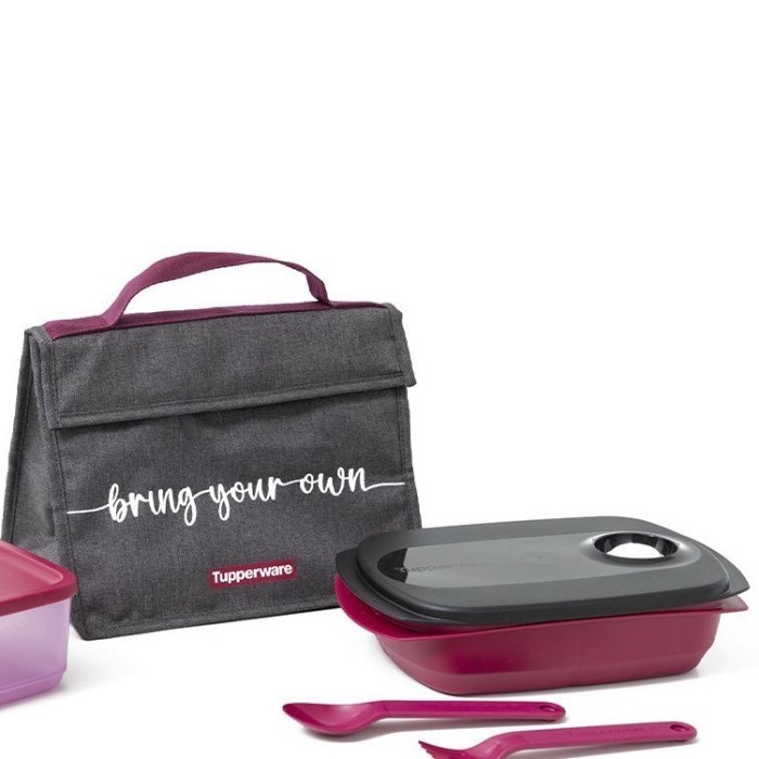 Kotak Bekal Makan Tupperware Byo Lunch Box Set