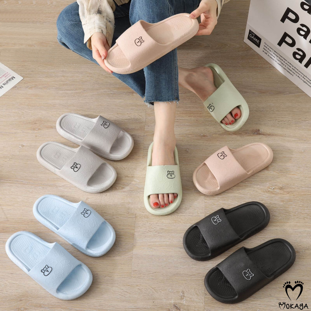 X6V SANDAL JELLY WANITA EMPUK EL BARU LUCU PUPPY - 2252B 36/41 EG3
