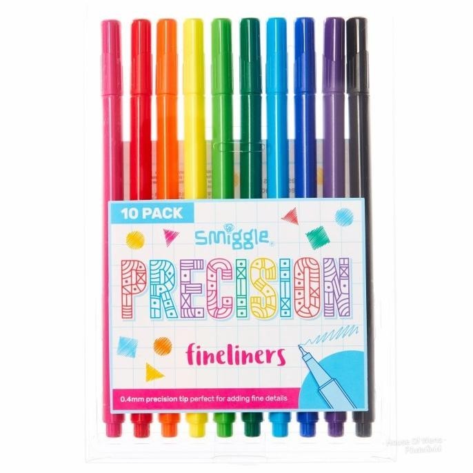

SMIGGLE PRECISION FINELINERS PEN PACKS X10 - PULPEN SMIGGLE
