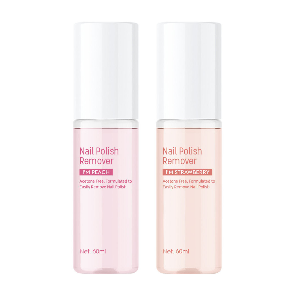 Miniso I'm Peach Nail Polish Remover I'm Strawberry Nail Polish Remover Penghapus Kutek Pembersih Ku