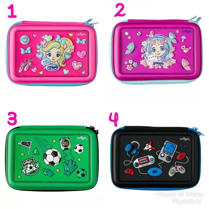 

SMIGGLE SQUAD SCENTED HARDTOP PENCIL CASE - TEMPAT PENSIL SMIGGLE