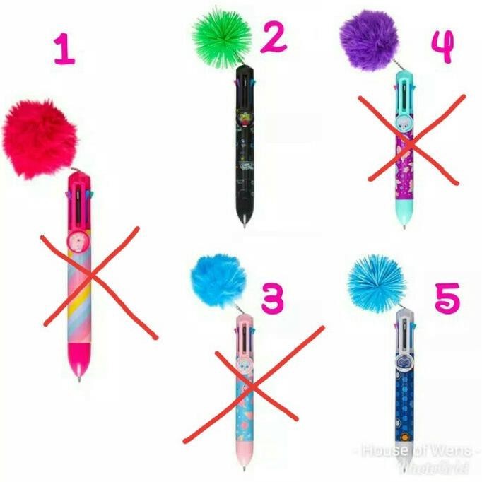 

SMIGGLE UNIVERSE POM POM RAINBOW PEN - PULPEN RAINBOW SMIGGLE