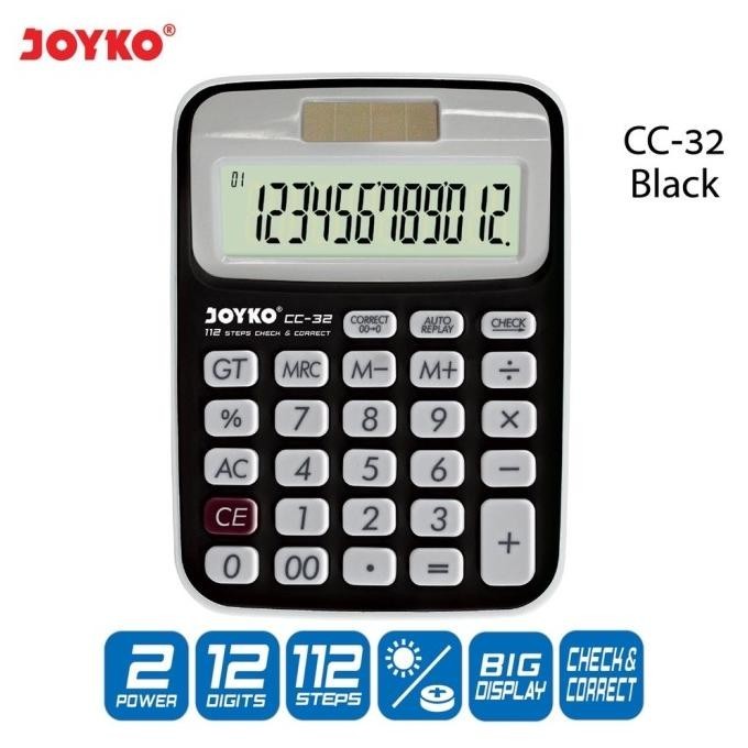 

Terlaris Kalkulator Joyko CC-32 12digits !