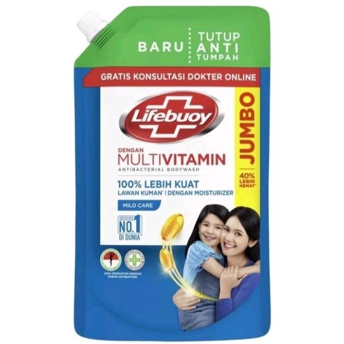 Update sabun mandi cair lifebuoy 900ml - Kuning ~