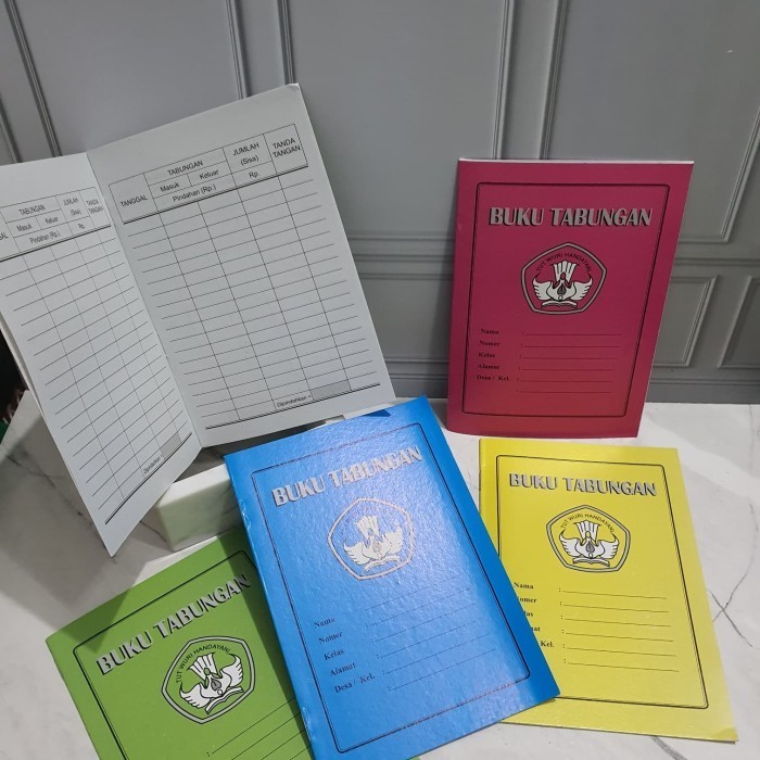 

(50pc) buku tabungan sekolah/tabungan anak