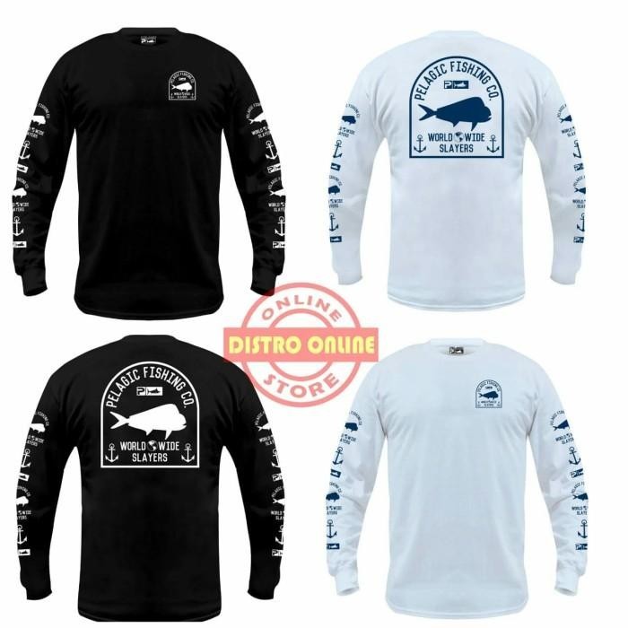 KAOS LENGAN PANJANG/BAJU MANCING PELAGIC FISHING CO