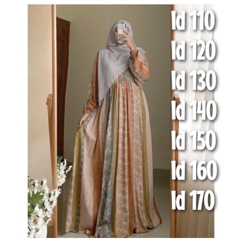 GAMIS SUPER JUMBO LD 150-160-170 CM (muat  bb 100kg up)GAMIS SUPER JUMBO LD 150-160-170 CM (muat  bb